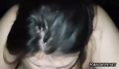 Глубокий минет с окончанием на лицо: жесткое порно