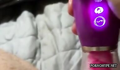 Огненный оргазм: Пылкая игра с вибратором прямо в твоем ротике!