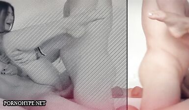 Жена-шлюха и Инста-блядь в горячем групповом сексе: развратные игры в постели