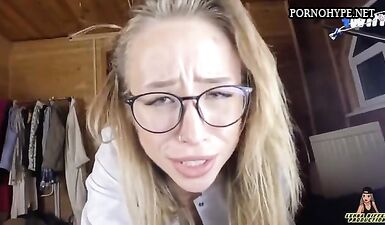 Сексуальная медсестра получила жесткий анальный кремпай перед уходом!