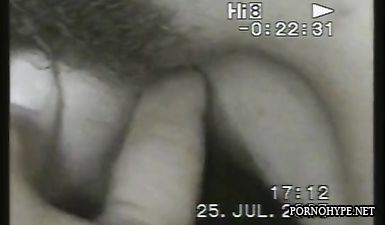 Домашнее ретро порно русской пары на VHS кассете